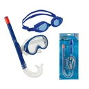 Respirator mask set and goggles