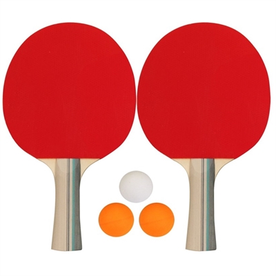 Σετ 2 Ρακέτες Ping Pong & 3 Μπαλάκια