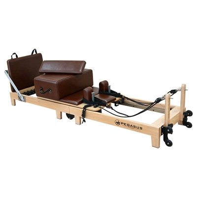Pegasus® Pilates Reformer Oak Foldable