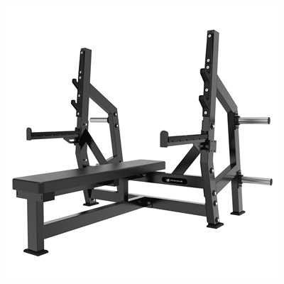 Pegasus® Flat Bench with Built-In Weight Stands