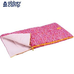 ABBEY® Camp Children's Sleeping Bag (fuchsia/pink)