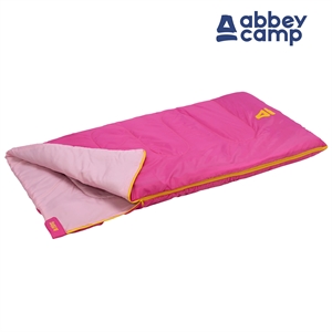 ABBEY® Camp Sleeping bag Junior TIMBUKTU-11 (Fuchsia)