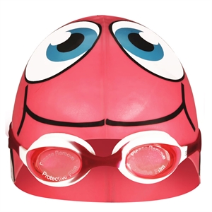 Waimea swimming cap fish & swimming goggles
