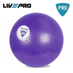 One of the strongest professional gym balls for high requirement training. The LivePro gym balls are made of durable material and feature anti-burst technology. If they are pierced, they will deflate slowly in order to prevent you from any injury. 